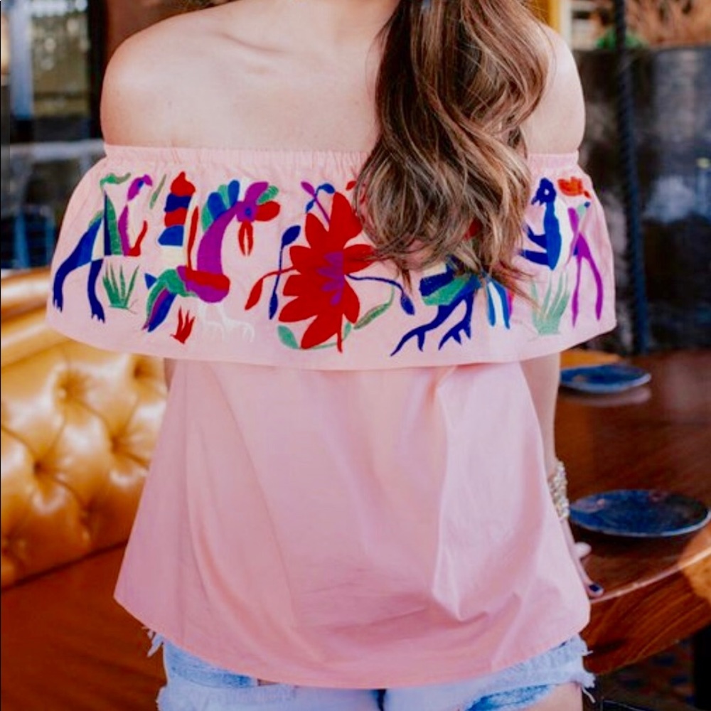 NWT Buddy Love Birdie Top - Salmon